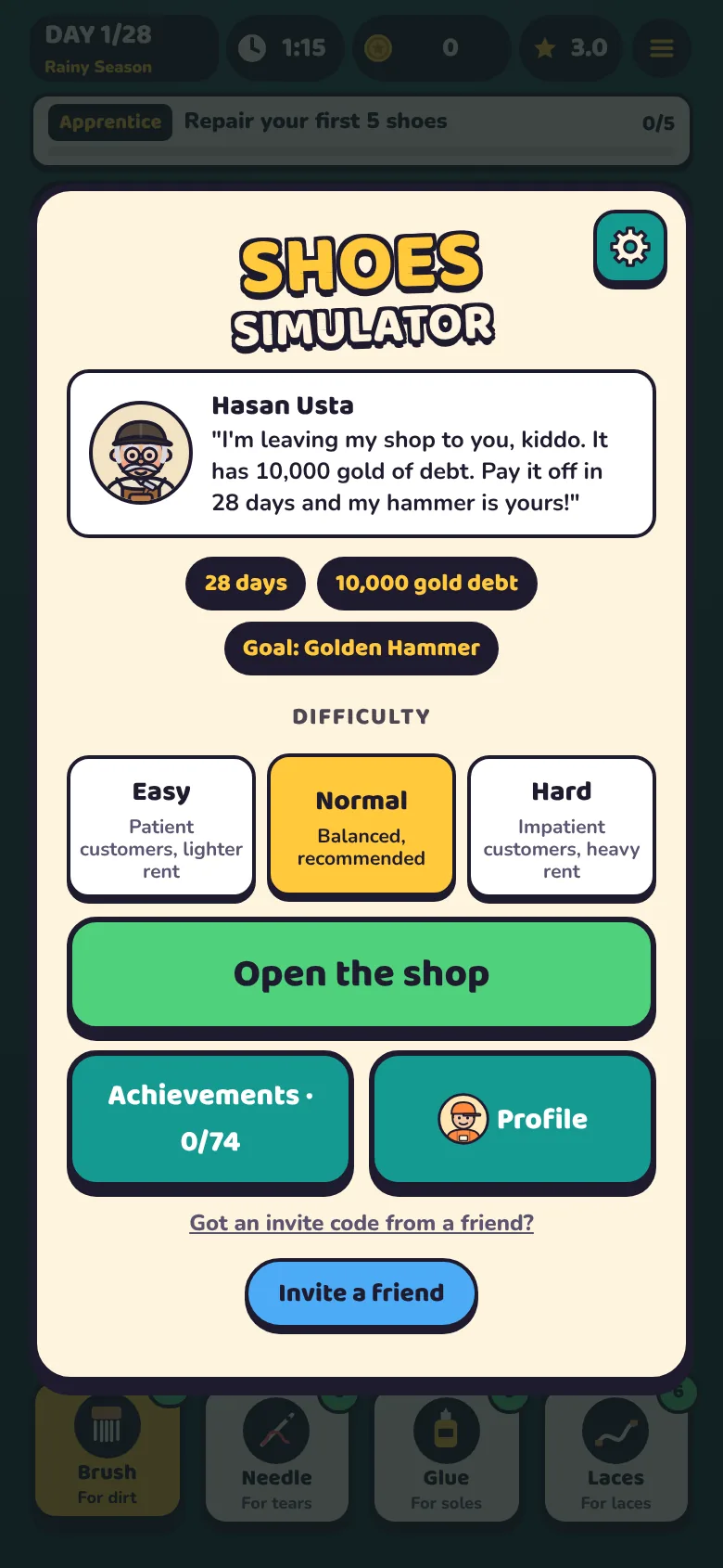 Shoes Simulator gameplay screenshot 1